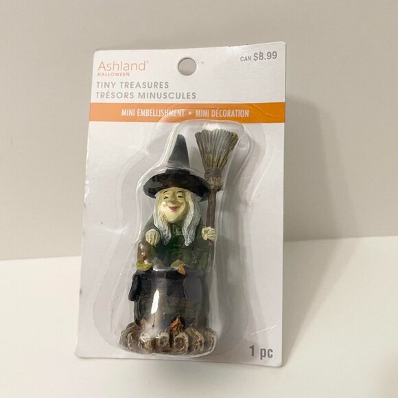 Ashland Halloween Tiny Treasures Witch Figurine Damaged Packaging - Picture 15 of 16